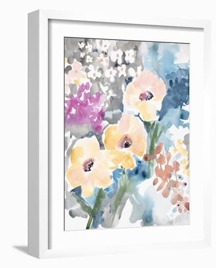 Bright Bouquet 2-Megan Swartz-Framed Art Print