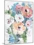 Bright Bouquet 3-Megan Swartz-Mounted Art Print