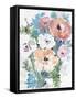 Bright Bouquet 3-Megan Swartz-Framed Stretched Canvas