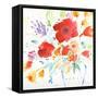 Bright Bouquet-Sheila Golden-Framed Stretched Canvas