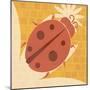 Bright Bugs: Ladybug-BG^Studio-Mounted Art Print