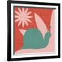 Bright Bugs: Snail-BG^Studio-Framed Art Print