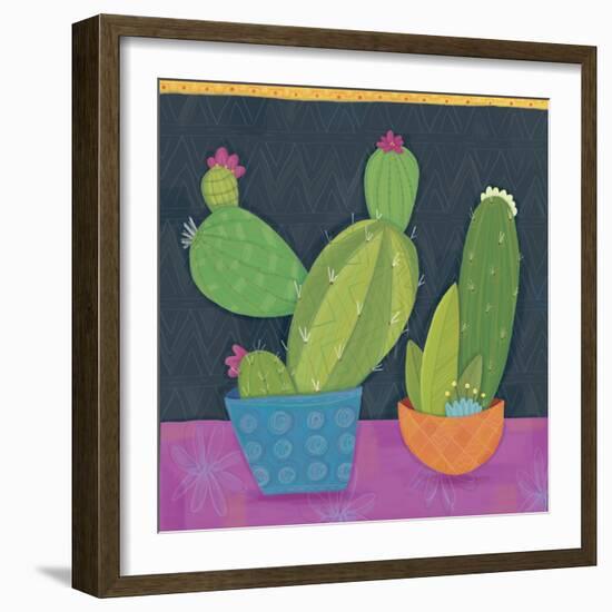 Bright Cactus 1-Holli Conger-Framed Giclee Print