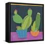Bright Cactus 1-Holli Conger-Framed Stretched Canvas