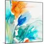 Bright Cerulean I-PI Studio-Mounted Art Print