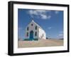 Bright Church at Sandy Beach, Pedro Da Sal, Sal, Cape Verde, Africa-Michael Runkel-Framed Photographic Print