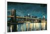 Bright City Lights Blue I-James Wiens-Framed Art Print