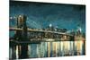 Bright City Lights Blue I-James Wiens-Mounted Premium Giclee Print