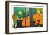 bright city-Kathrin Steinbacher-Framed Giclee Print