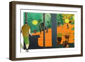 bright city-Kathrin Steinbacher-Framed Giclee Print