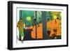 bright city-Kathrin Steinbacher-Framed Giclee Print