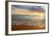 Bright Cloudy Sunset in the Calm Ocean-Givaga-Framed Photographic Print