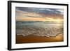 Bright Cloudy Sunset in the Calm Ocean-Givaga-Framed Photographic Print