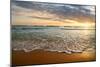 Bright Cloudy Sunset in the Calm Ocean-Givaga-Mounted Photographic Print