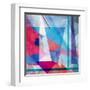 Bright Colorful Abstract Background of the Various Elements on Watercolor Background-Tanor-Framed Art Print