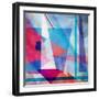 Bright Colorful Abstract Background of the Various Elements on Watercolor Background-Tanor-Framed Art Print