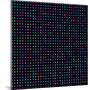 Bright Colorful Dots on a Dark Background-Leone_V-Mounted Art Print