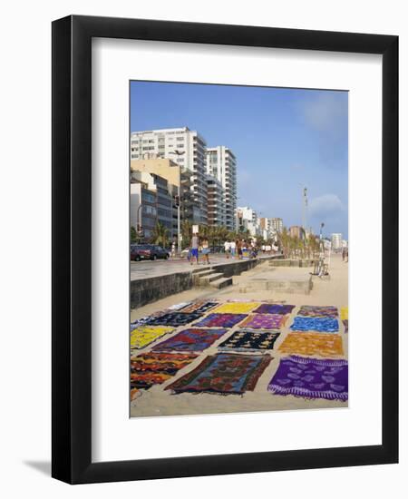 Bright Fabrics on Ipanema Beach in Rio De Janeiro, Brazil, South America-Renner Geoff-Framed Photographic Print