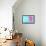 Bright Flip-Flops on Color Wooden Background-Yastremska-Framed Stretched Canvas displayed on a wall