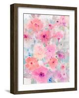 Bright Floral Design  I-Tim OToole-Framed Art Print