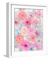 Bright Floral Design  I-Tim OToole-Framed Art Print