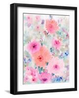 Bright Floral Design  II-Tim OToole-Framed Art Print