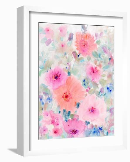 Bright Floral Design  II-Tim OToole-Framed Art Print