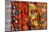 Bright floral tapestries for sale in Hopkins, Belize-Mark Williford-Mounted Photographic Print