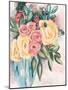 Bright Florals 3-Leah Noel Art-Mounted Art Print