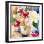 Bright Flower Basket-Lanie Loreth-Framed Art Print