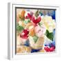 Bright Flower Basket-Lanie Loreth-Framed Art Print