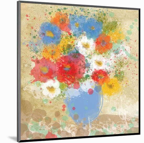 Bright Flowers-Irena Orlov-Mounted Art Print