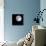 Bright Full Moon in a Black Night Sky-Janis Miglavs-Stretched Canvas displayed on a wall