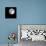 Bright Full Moon in a Black Night Sky-Janis Miglavs-Photographic Print displayed on a wall