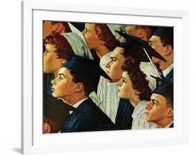 Bright Future Ahead-Norman Rockwell-Framed Premium Giclee Print