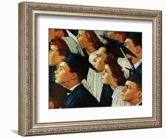 Bright Future Ahead-Norman Rockwell-Framed Giclee Print