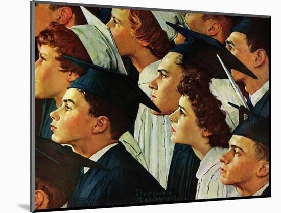 Bright Future Ahead-Norman Rockwell-Mounted Giclee Print