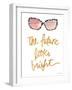 Bright Future Shades Dotted-Lanie Loreth-Framed Art Print