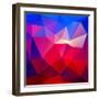 Bright Geometric Background-Bellenixe-Framed Art Print