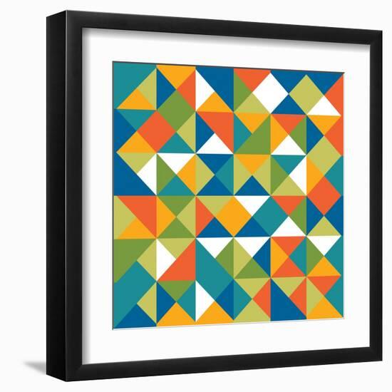 Bright Geometrics I-N. Harbick-Framed Art Print