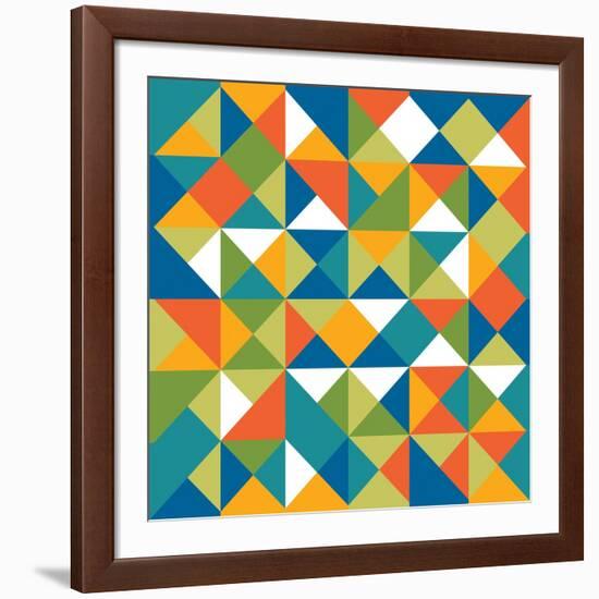 Bright Geometrics I-N. Harbick-Framed Art Print