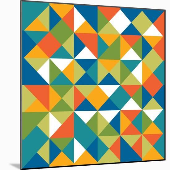 Bright Geometrics I-N. Harbick-Mounted Art Print