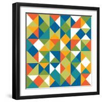 Bright Geometrics II-N. Harbick-Framed Art Print