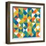 Bright Geometrics II-N. Harbick-Framed Art Print