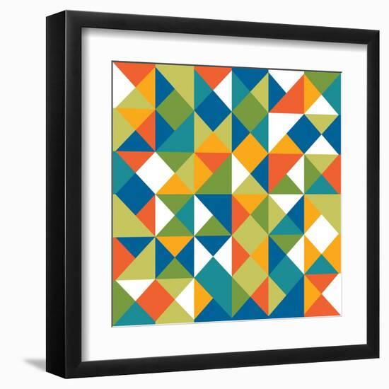 Bright Geometrics II-N. Harbick-Framed Art Print