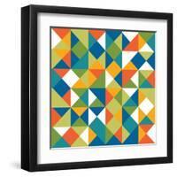 Bright Geometrics II-N. Harbick-Framed Art Print