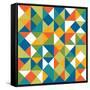 Bright Geometrics II-N. Harbick-Framed Stretched Canvas