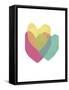 Bright Hearts-Seventy Tree-Framed Stretched Canvas