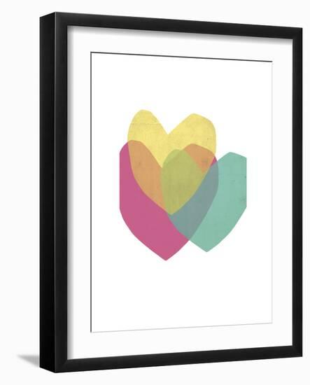 Bright Hearts-Seventy Tree-Framed Premium Giclee Print