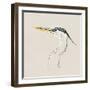 Bright Heron Sketch II-Emma Caroline-Framed Art Print